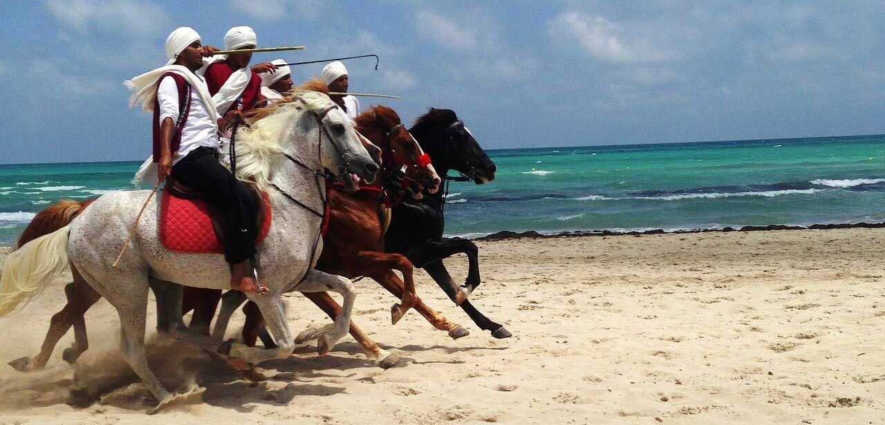 Djerba Vacances Équitation Plage