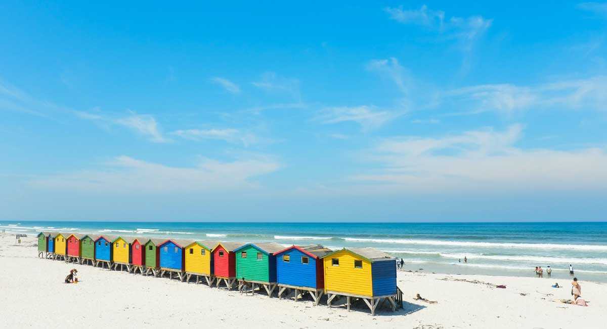Vivutio Bora vya Likizo Afrika Kusini Cape Town Beach