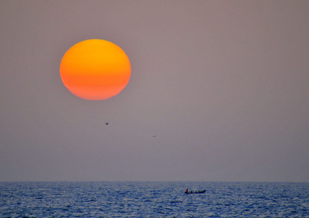 Sénégal Vacances Coucher de Soleil