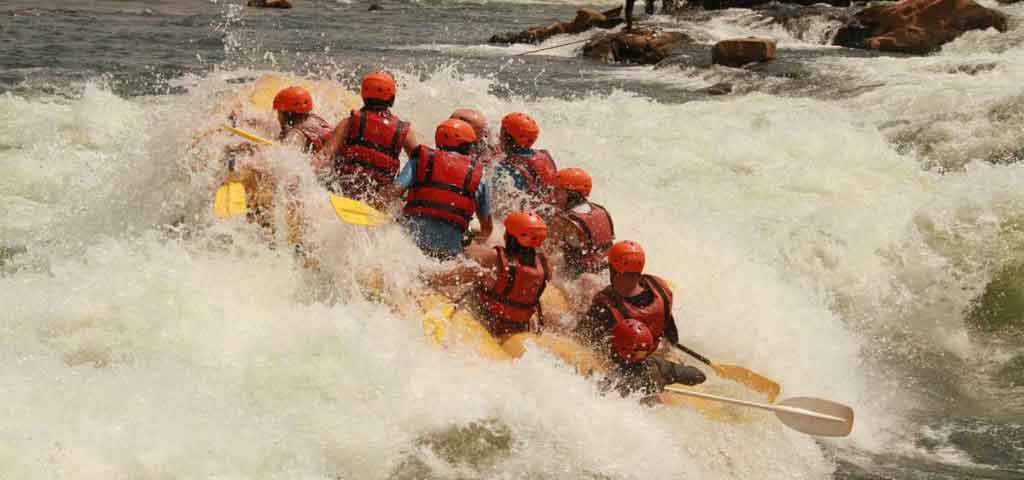 Meilleures destinations de vacances en Ouganda Rafting en eaux vives