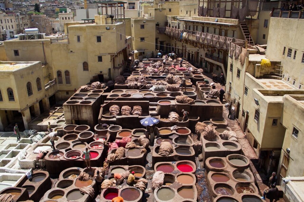 Ancient Tanneries in Fez, Morocco - Holidays in Africa