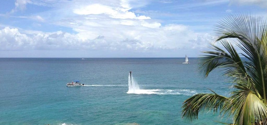 Water activities in Mombasa - Flyboarding