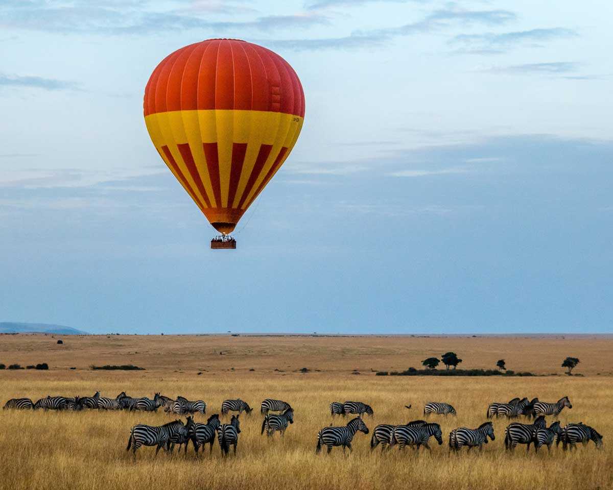 Best holiday destinations in Kenya - Balloon ride