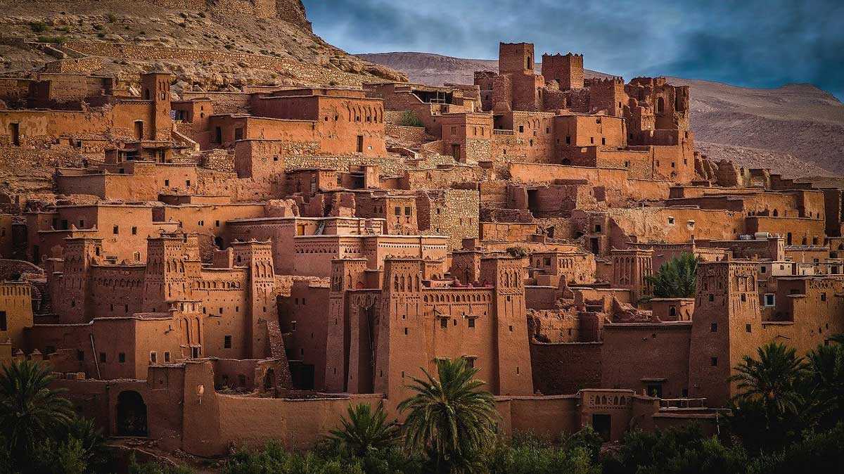 Meilleures destinations de vacances au Maroc - Kasbah d'Aït Ben Haddou, classée au patrimoine mondial de l'UNESCO